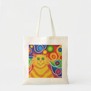 Psy-cat-delic tote bag
