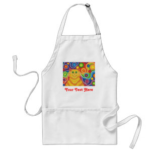 Psy-cat-delic 'Your Text' apron