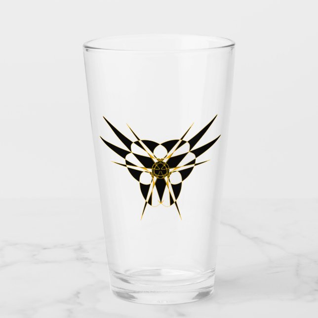 Psy sheep tall drink glass (Front)