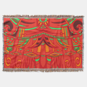 Psy wings throw blanket