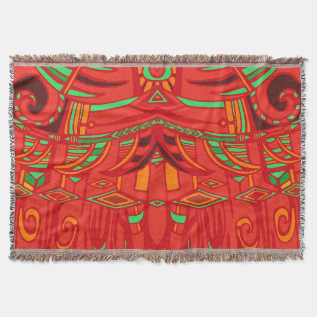 Psy wings throw blanket (Front)