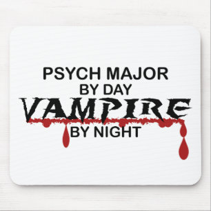 Psych Major Vampire by Night Mouse Pad