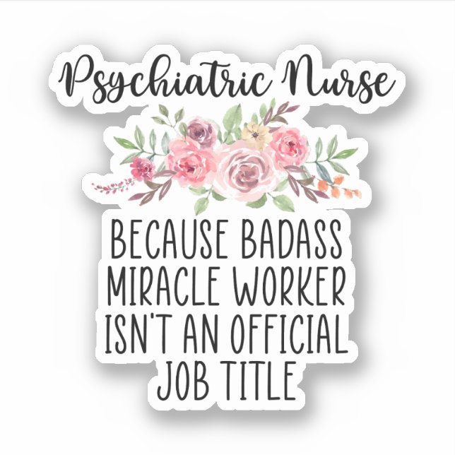 Psych Nurse, Gift for Psychiatric Nurse (Front)