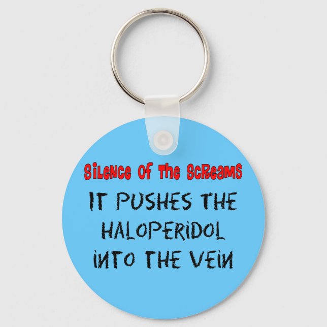 Psych Nurse Hilarious Gifts Keychain (Front)