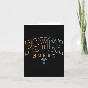 Psych Nurse Psychiatric Nurse Mental Health Nurse  Card