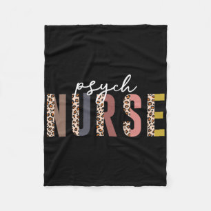 Psych Nurse Psychiatric Nurse Week Rn Mental Healt Fleece Blanket