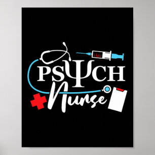 Psych Nurse Psychology Nursing Psychiatric Mental  Poster