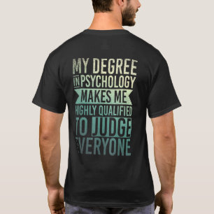 Psych Sarcastic Psychologist Psych Major Psycholog T-Shirt