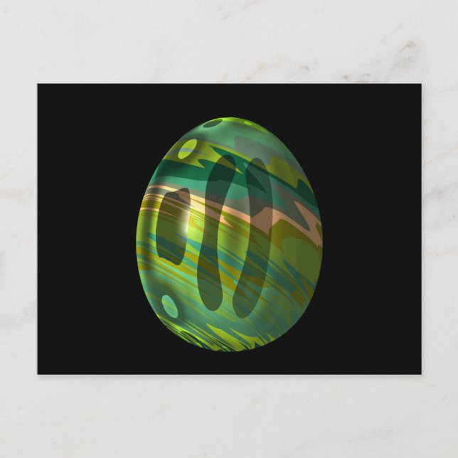 Psychadelic Egg 4 Postcard (Front)