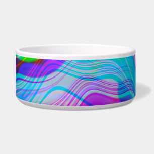 Psychadelic Liquid Colourful Abstract Pattern Blue
