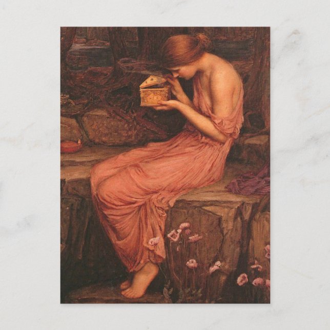 Psyche and Golden Box Postcard (Front)