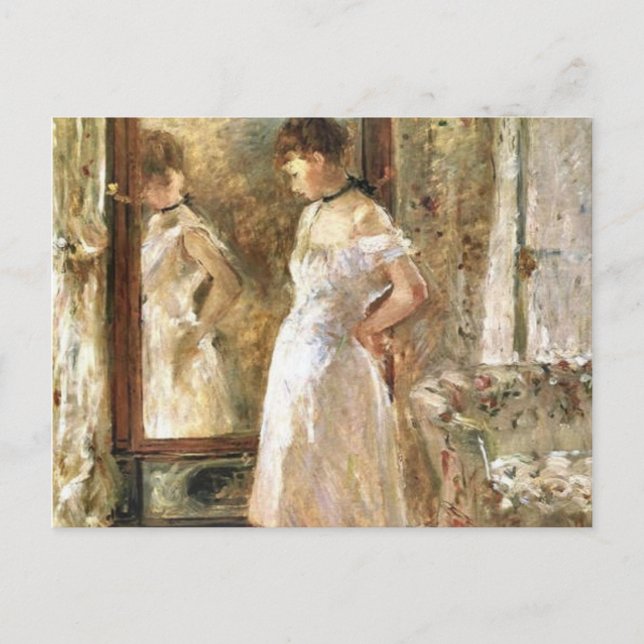 Psyche Berthe Morisot Fine Ar Postcard (Front)