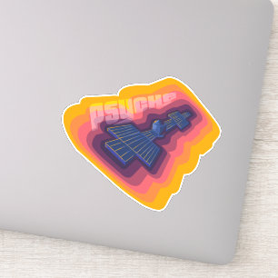 Psyche-Delic Spacecraft Sticker