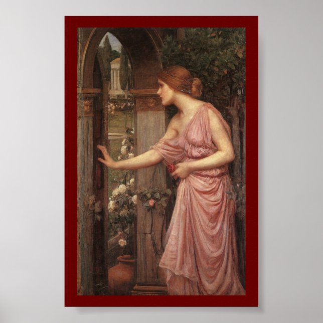 Psyche Entering Cupid's Garden Poster (Front)