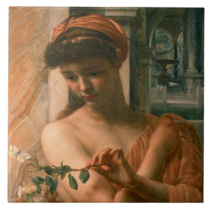 Psyche in the Temple of Love (by Edward Poynter) Tile