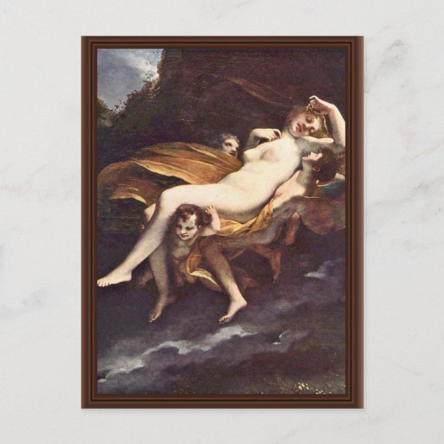 Psyche Is Kidnapped By The Winds,  By Prud'Hon Pie Postcard (Front)
