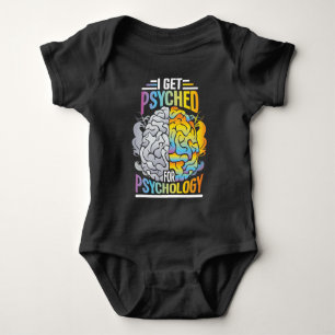 Psyched For Psychology Major Psychiatrist Student Baby Bodysuit