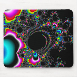 Psychedelace - Fractal Mouse Pad