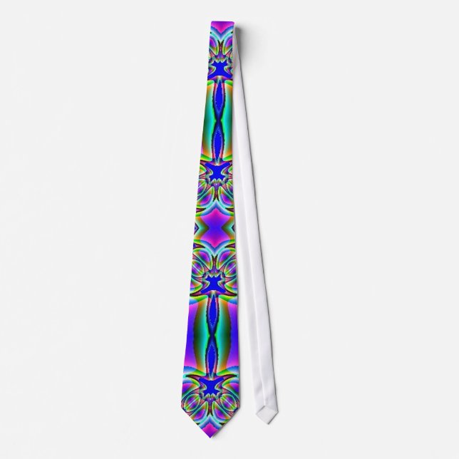 Psychedelic 2 Fractal Tie (Front)