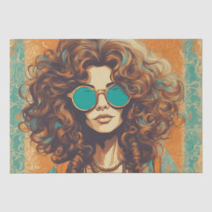 Psychedelic: A 1960s Retro Hippie Decoupage Paper