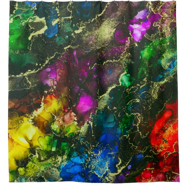 Psychedelic Abstract Alcohol Ink (Front)