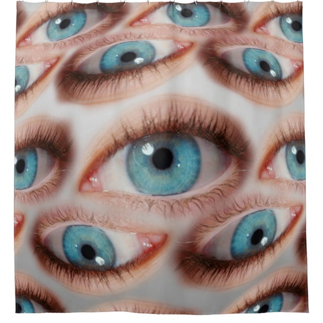Psychedelic abstract background of distorted eye p (Front)