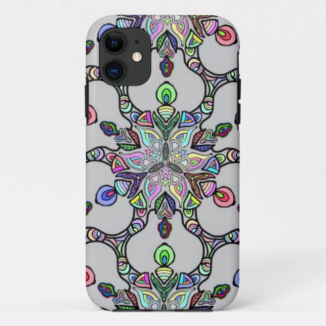 Psychedelic Abstract Case by Autismom (Back)