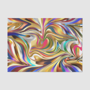 psychedelic abstract tissue paper