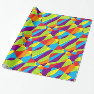 Psychedelic Abstract Wrapping Paper