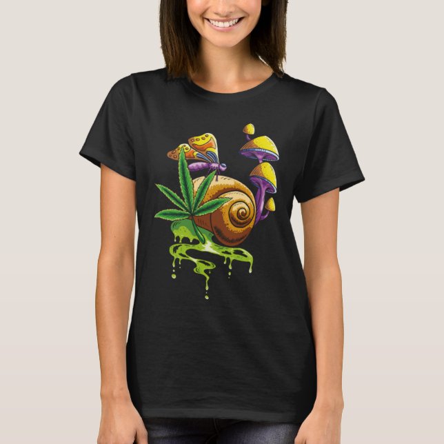 Psychedelic Acid Folk Trance Skirt EDM Goa Rave T-Shirt (Front)