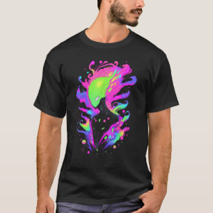 Psychedelic Alien Party Rave Extraterrestrial UFO  T-Shirt