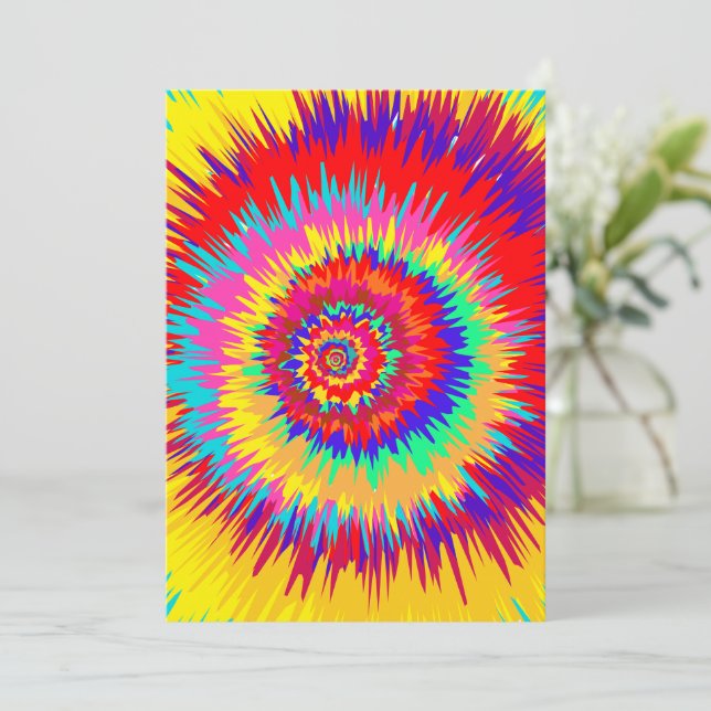 Psychedelic Art Invitation (Standing Front)