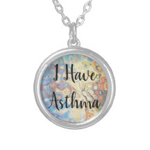 Psychedelic Asthma Medical ID Pendant
