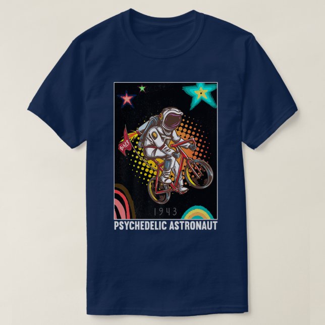 Psychedelic Astronaut Premium T-Shirt (Design Front)
