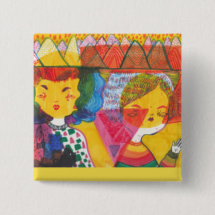 Psychedelic Babes   Pin