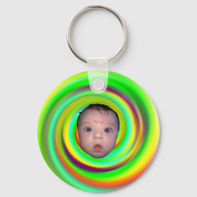 Psychedelic Baby Keychain (Front)