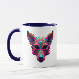 Psychedelic Best Friend - Dog Design T-shirt Mug