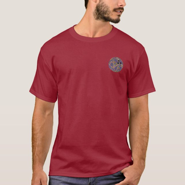 Psychedelic Bowling Ball Shirt (Front)