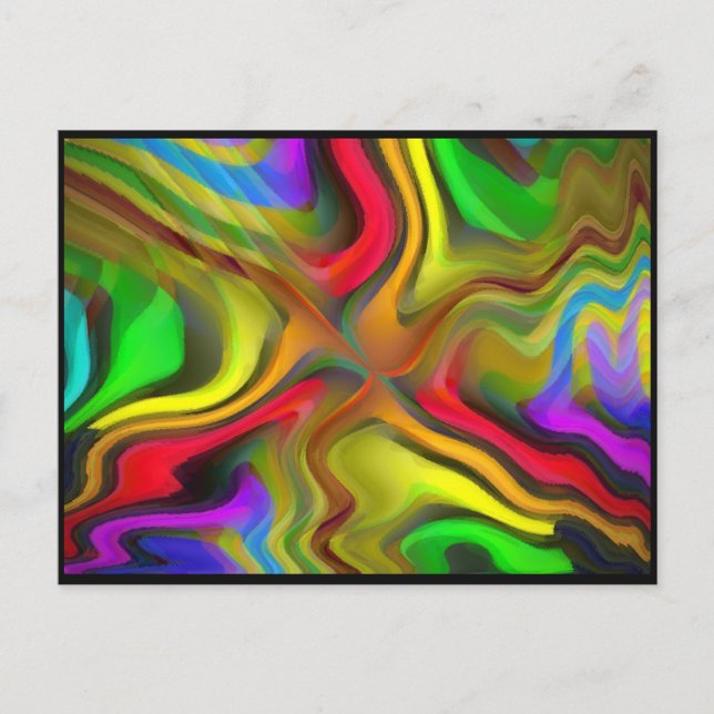 Psychedelic Breakfast Postcard (Front)