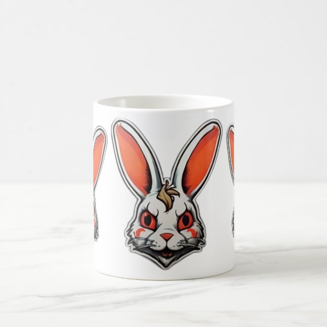 Psychedelic Bunny psycho classic mug (Center)