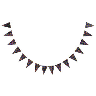 Psychedelic Burst Bunting Flags