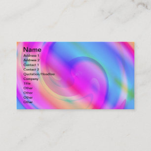 Psychedelic Business Card