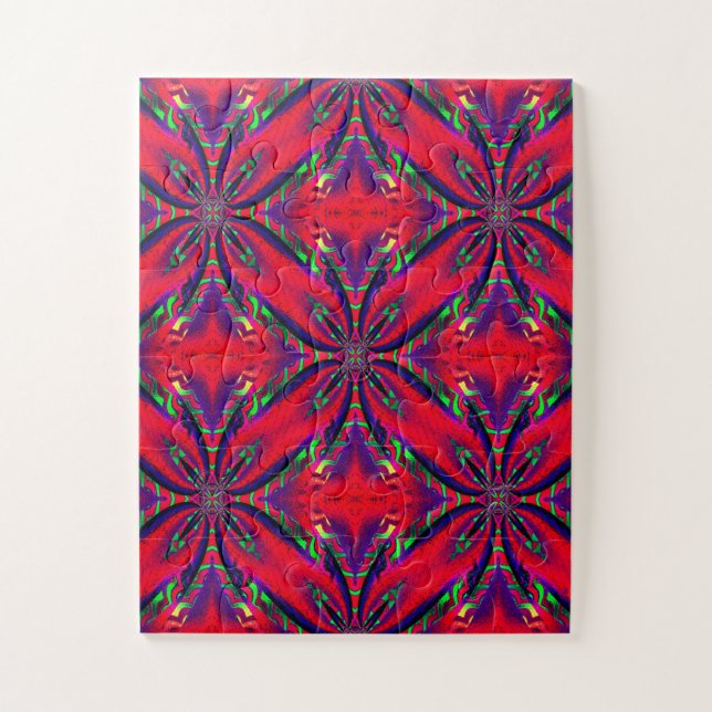 Psychedelic Butterflies... Jigsaw Puzzle (Vertical)