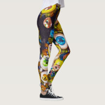 Psychedelic Buttons and Sequins