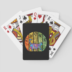 Psychedelic Cat – Trippy Feline Art Playing Cards