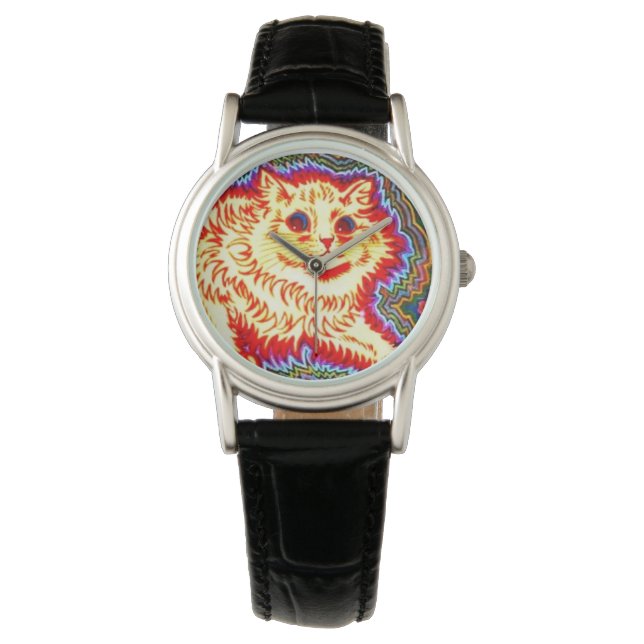Psychedelic Cat Watch (Front)