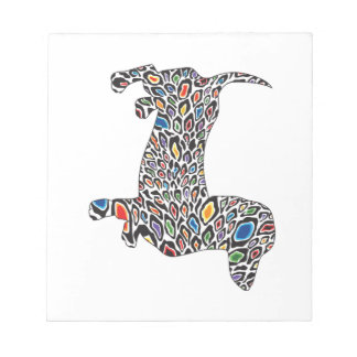Psychedelic Cheetah Doxie Notepad