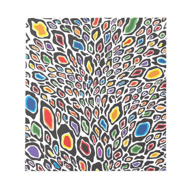 Psychedelic Cheetah Notepad (Front)