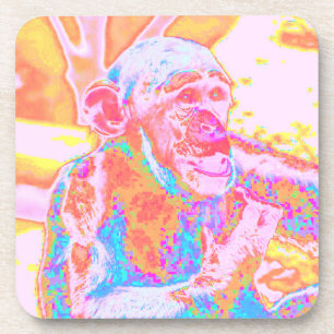 Psychedelic Chimp Coaster