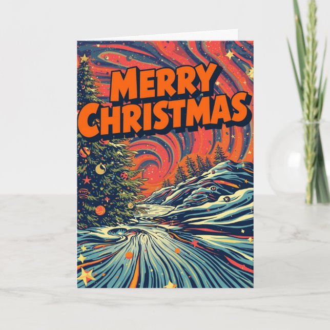 Psychedelic christmas card (Front)